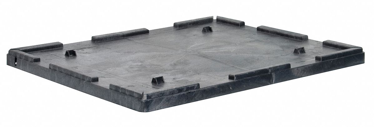 BulkContainerLid 29.75inW Plastic Black