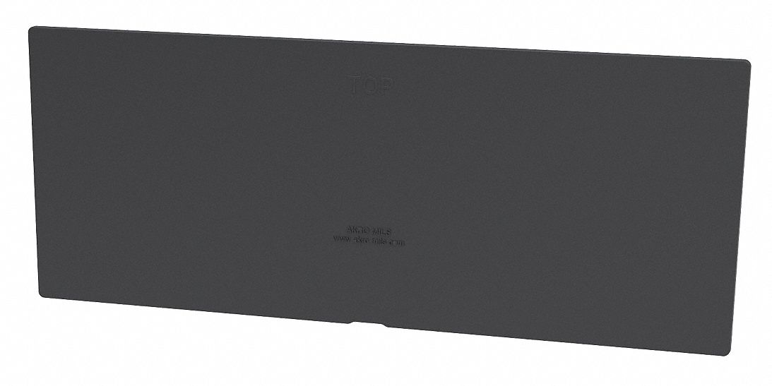 BinDivider 10.875inL Plastic Black PK8
