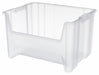 F8828 Stacking Bin Clear Plastic 12 7/16 in