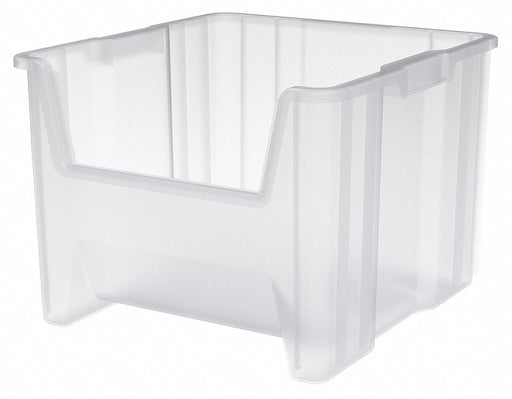 F8826 Stacking Bin Clear Plastic 12 1/2 in