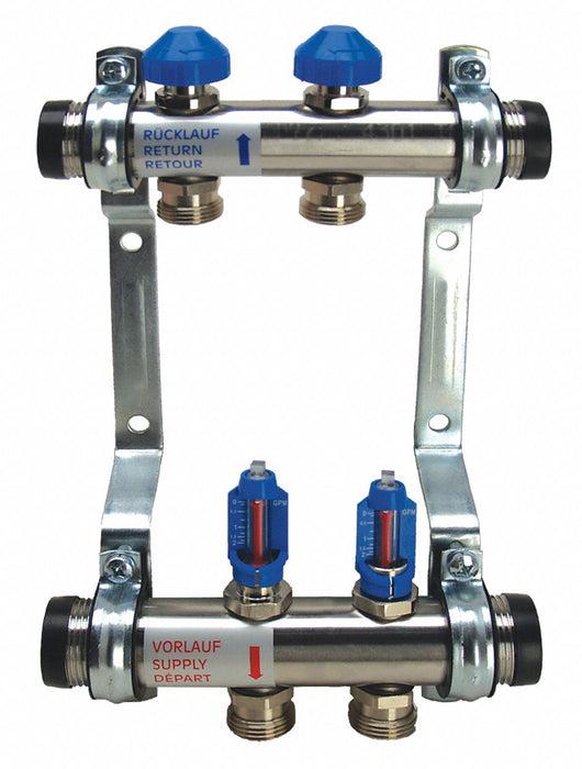 PipeManifoldFitting StainlessSteel 1in