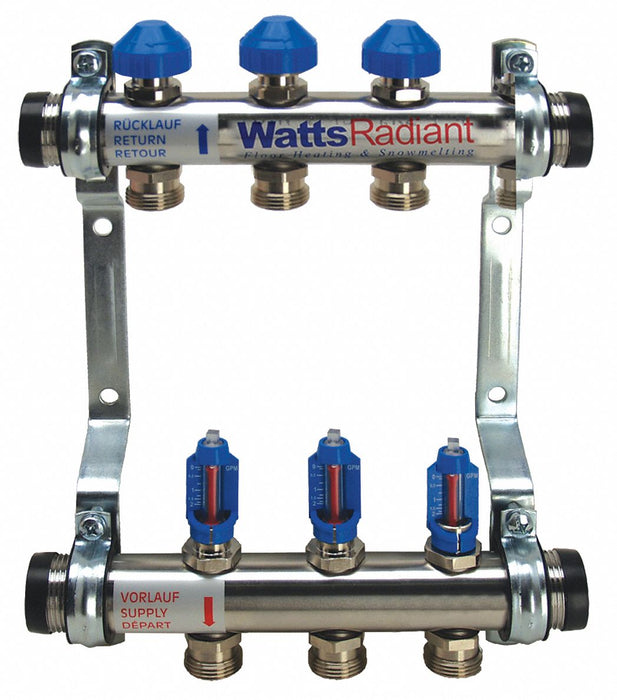 PipeManifoldFitting StainlessSteel 1in