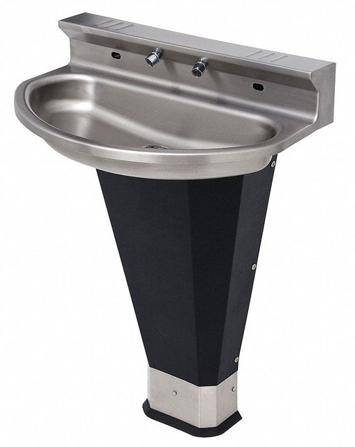 WashFountain 27.5inL 17.25inW Blk/Silver