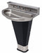 WashFountain 27.5inL 17.25inW Blk/Silver