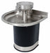 WashFountain 38inL 32inW Blk/Silver