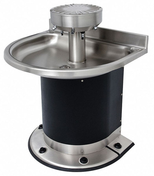 WashFountain 38inL 32inW Blk/Silver