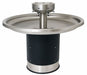 WashFountain 54inL 54inW Blk/Silver