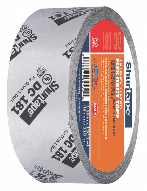 Duct Tape Silver 1 7/8inx120yd 2.7 mil