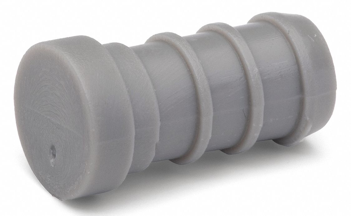 Plug Poly Alloy Barbed 1/2 in