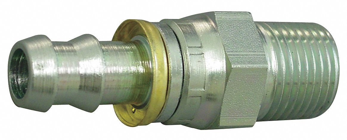 Hydraulic Hose Fitting Brass 1/8 -27 NPT