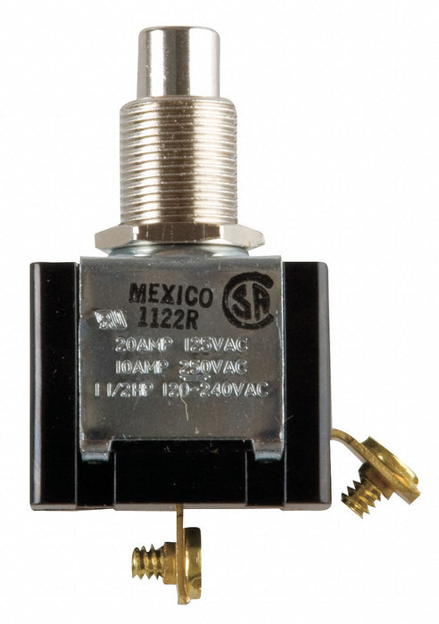 MiniaturePushButtnSwitch Nickel SPST