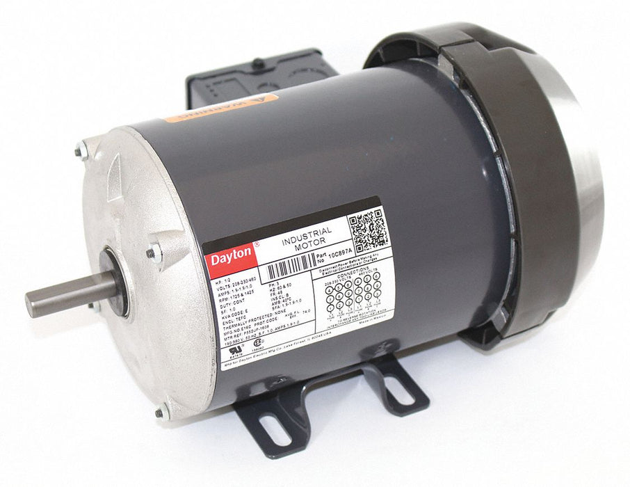 GP Motor 1/2 HP 1 725 RPM 208-230/460V
