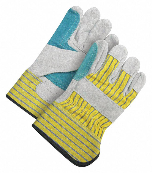 Leather Gloves Safety Cuff L PR