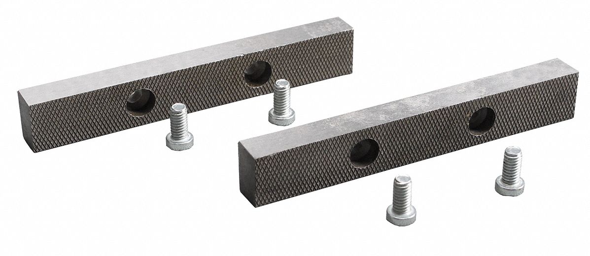 Replace.JawInserts Steel Incl.4Screw PK2