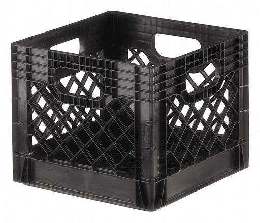 Straight Wall Ctr Black Vented Plastic