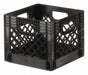 Straight Wall Ctr Black Vented Plastic
