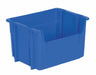 Stack and Nest Bin Blue Solid Plastic