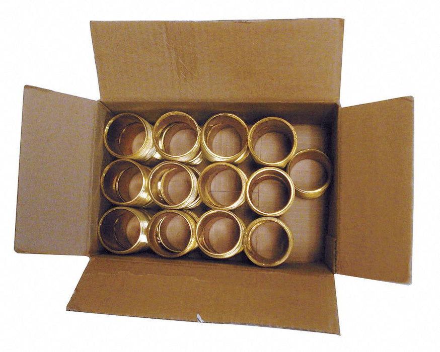 Nipple Red Brass 1-1/2In NPT PK25