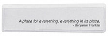 Label Holder Clear Pocket PK100