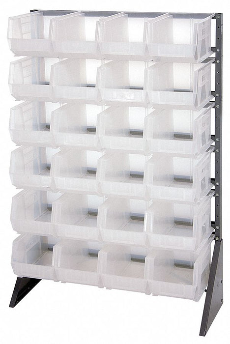 F1613 BinRailFlrRck 15inx54inx36in LdCp 100lb