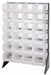 F1613 BinRailFlrRck 15inx54inx36in LdCp 100lb