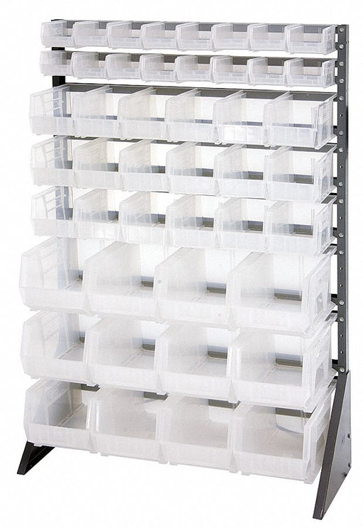 E1534 BinRailFlrRck 15inx54inx36in LdCp 37 lb