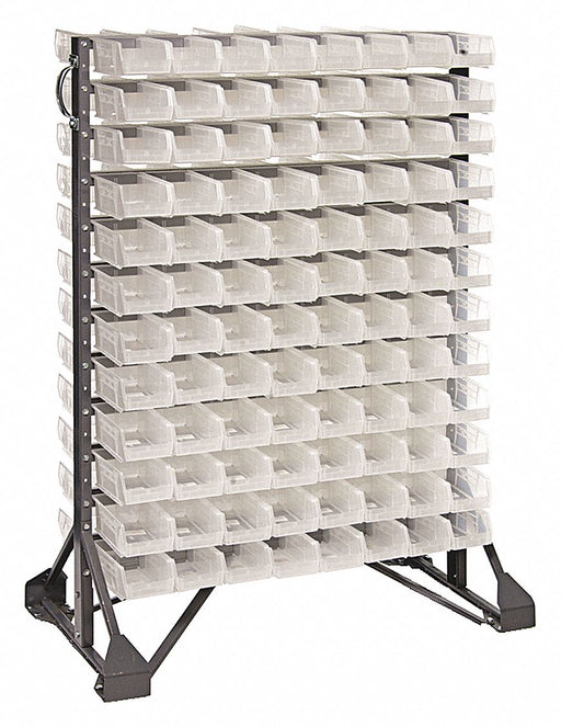 E1535 BinRailFlrRck 20inx54inx36in LdCp 66 lb