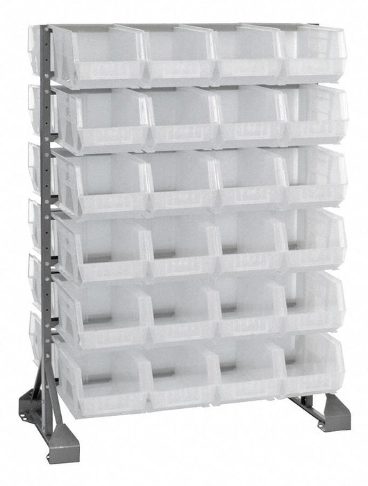 E1537 BinRailFlrRck 20inx54inx36in LdCp 133lb