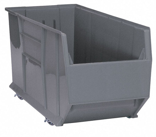 G7021 Mobile Bin Gray Polypropylene 17 1/2 in