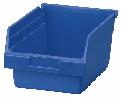 D5434 Shelf Bin Blue Plastic 6 in