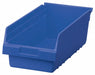 D5435 Shelf Bin Blue Plastic 6 in