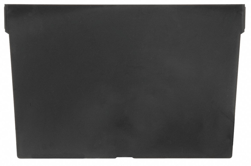 BinDivider 7.5inL Plastic Black PK12