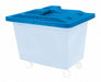 Poly Hinged Lid 20 Bu Blue