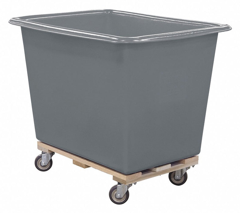 Cube Truck HDPE Gray 7.5 cu ft.