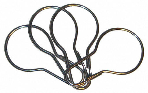 Shower Curtain Hooks 1 9/16 in W PK12