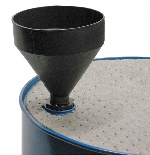 Drum Funnel Black Polyethylene NPT
