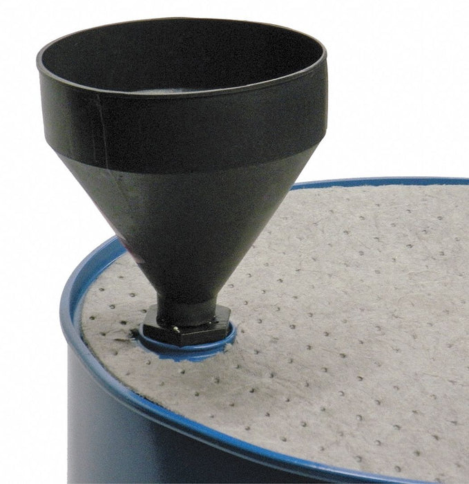 Drum Funnel Black Polyethylene NPT
