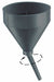 Drum Funnel Black PE Unthreaded