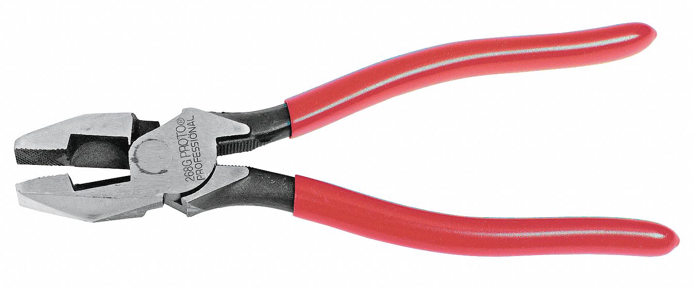 Linemans Pliers 6-3/16 In L Red