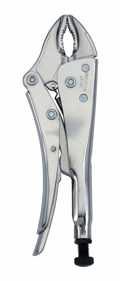 Locking Pliers Curved Jaw 9-1/4 in L