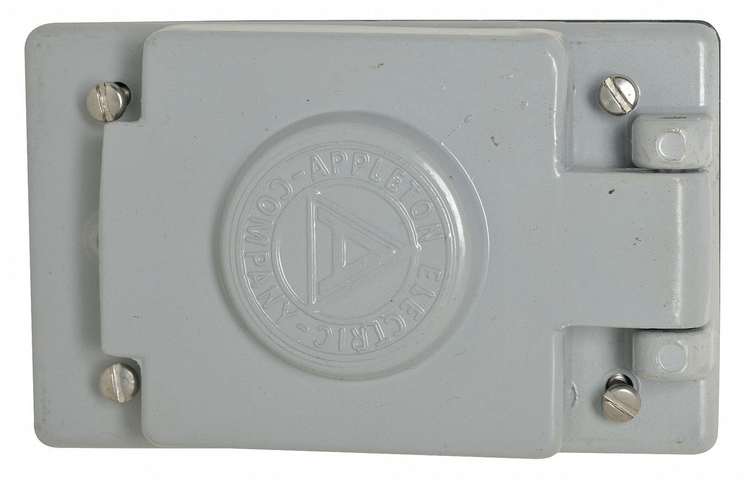 Weatherproof Cover Vertical 4-9/16 In.H