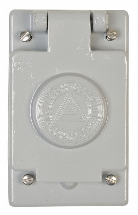 Weatherproof Cover Vertical 1-5/32 In.D