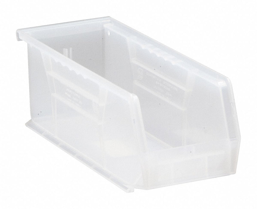 Hang and Stack Bin Clear PP 4 in