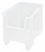 Bin Clear Polypropylene 12 1/2 in