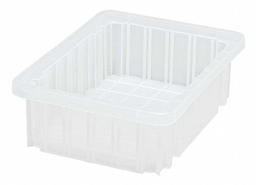 Divider Box Clear Polypropylene 12