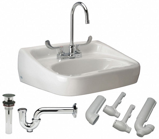 Sink DShape 16-1/2inx 10-1/4inx6-3/8in