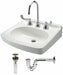 Bathroom Sink Kit 19.5 x17.125 x7 White