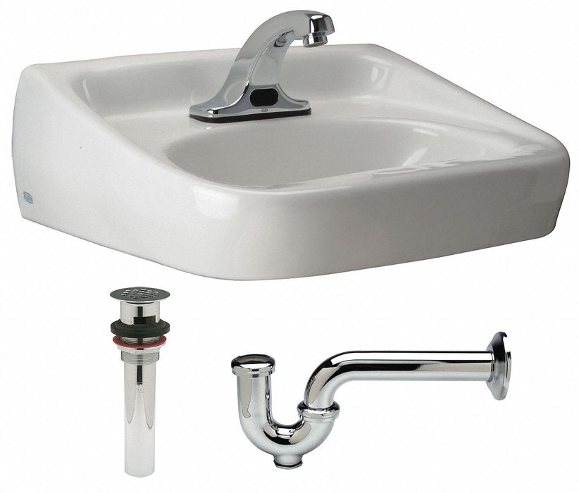 Lav Sink D-Shape 15-1/4inx10-3/4inx7in