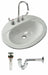 Bathroom Sink 20.5 x17.25 x8.875 White