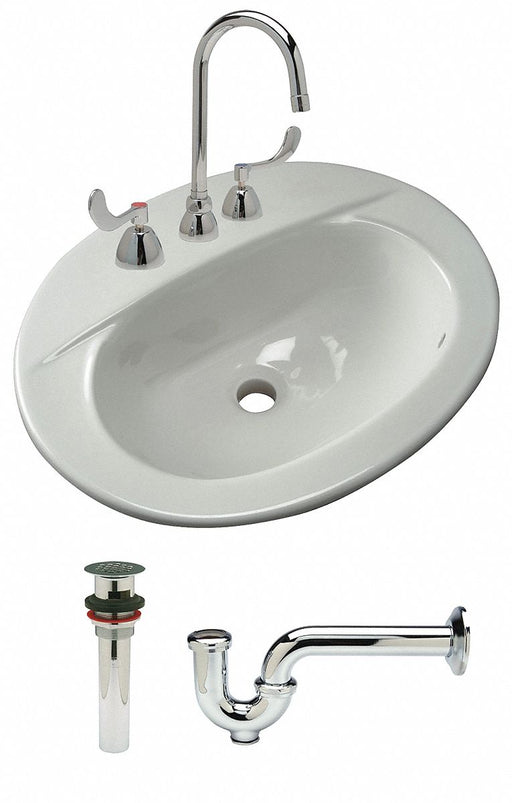 Bathroom Sink 20.5 x17.25 x8.875 White